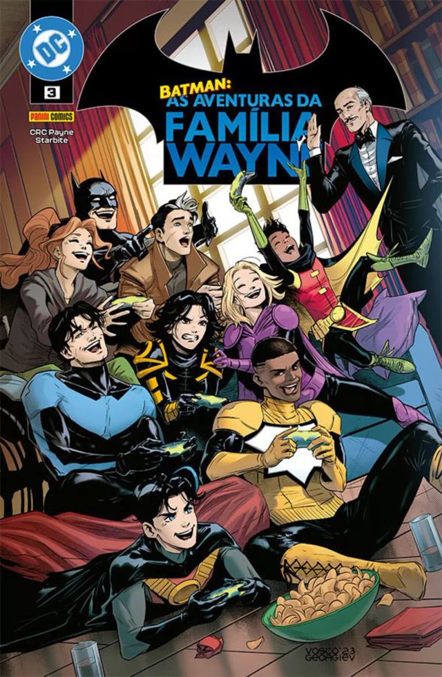 Capa de Batman: As Aventuras Da Família Wayne Vol. 3