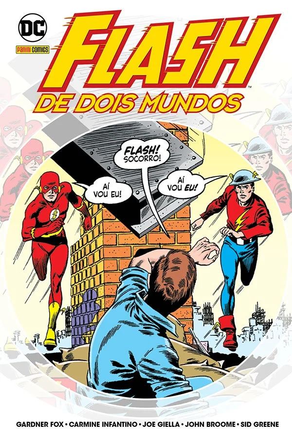 Capa de Flash De Dois Mundos (DC Vintage)