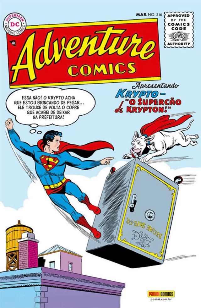 Capa de Adventure Comics 210 - Fac-Símile