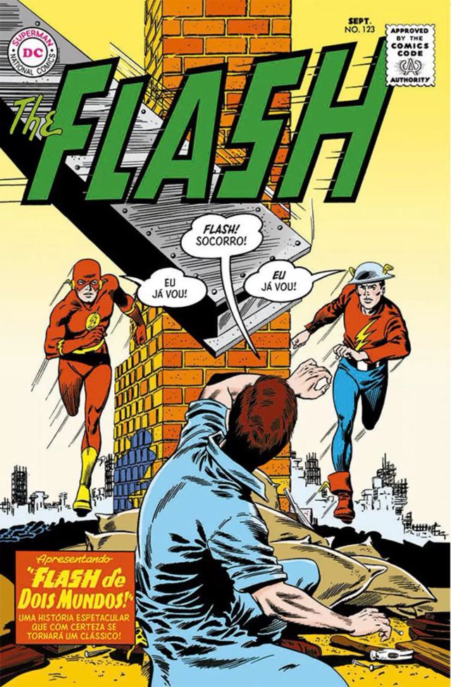 Capa de The Flash 123 - Fac-Símile
