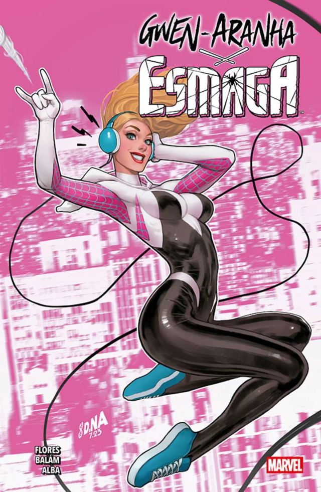 Capa de Gwen-Aranha Esmaga