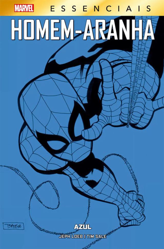Capa de Homem-Aranha: Azul (Marvel Essenciais)
