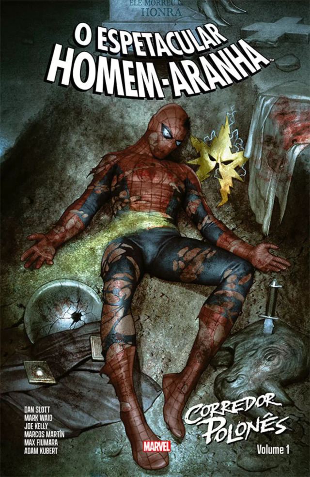Capa de O Espetacular Homem-Aranha: Corredor Polonês Vol. 1 + Caixa