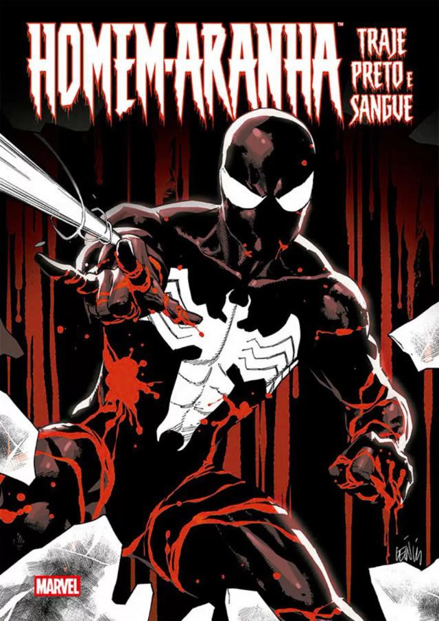 Capa de Homem-Aranha: Traje Preto E Sangue
