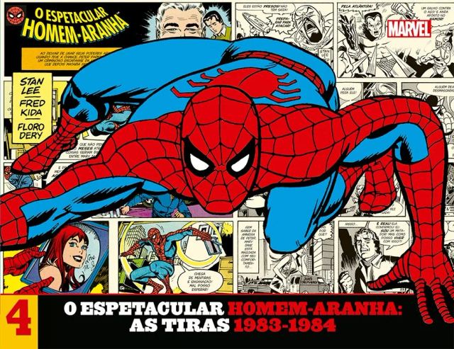 Capa de Homem-Aranha: As Tiras Vol. 4 (1983-1984)