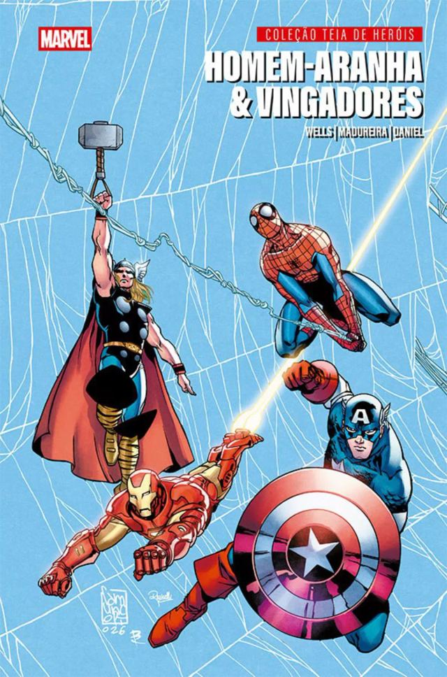 Capa de Coleção Homem-Aranha: Teia De Heróis Vol. 6 - Homem-Aranha & Vingadores