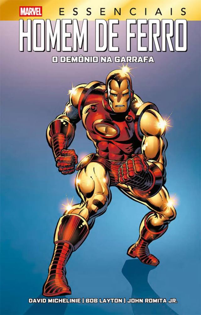Capa de Homem De Ferro: O Demônio Na Garrafa (Marvel Essenciais)
