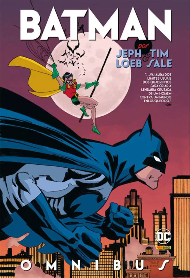 Capa de Batman Por Jeph Loeb E Tim Sale (DC Omnibus)