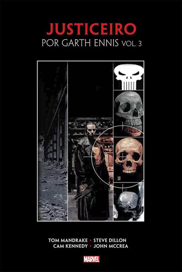 Capa de Justiceiro Por Garth Ennis Vol. 3 (De 3)