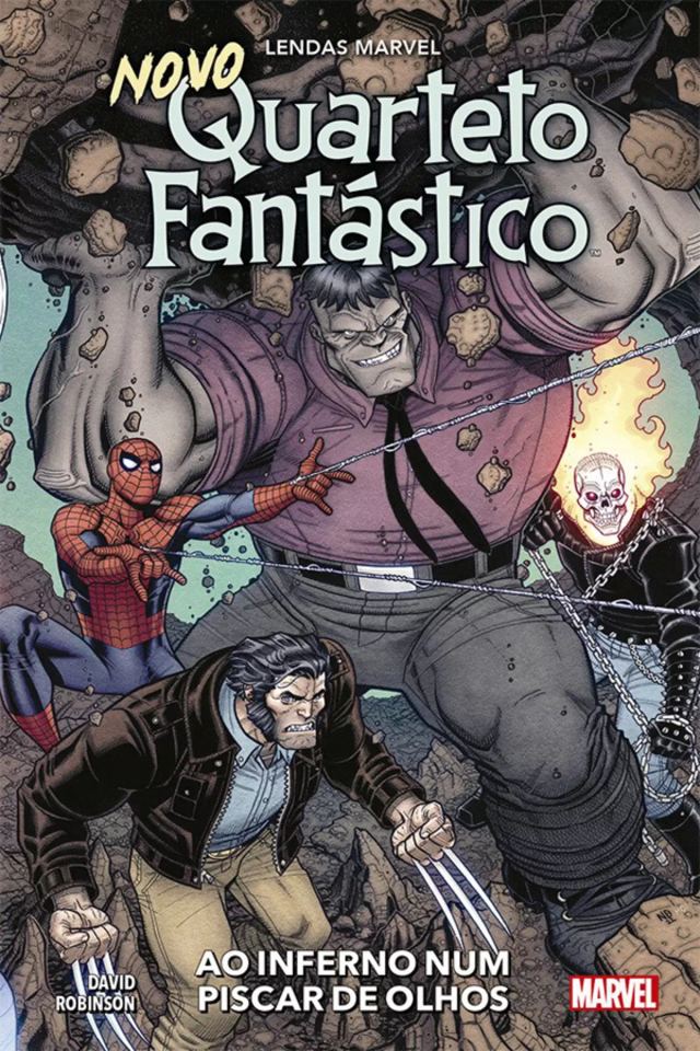 Capa de Novo Quarteto Fantástico (Lendas Marvel)