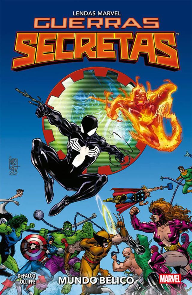 Capa de Guerras Secretas: Mundo Bélico (Lendas Marvel)
