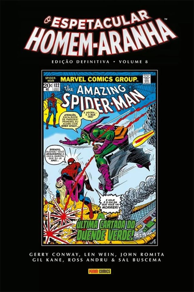 Capa de O Espetacular Homem-Aranha Edição Definitiva Vol. 8
