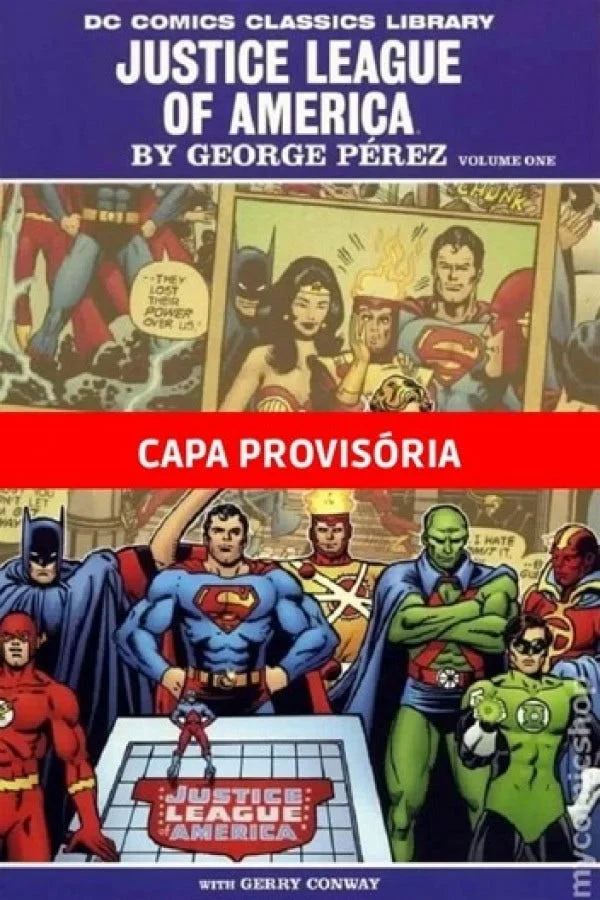 Capa de Liga Da Justiça Por George Perez