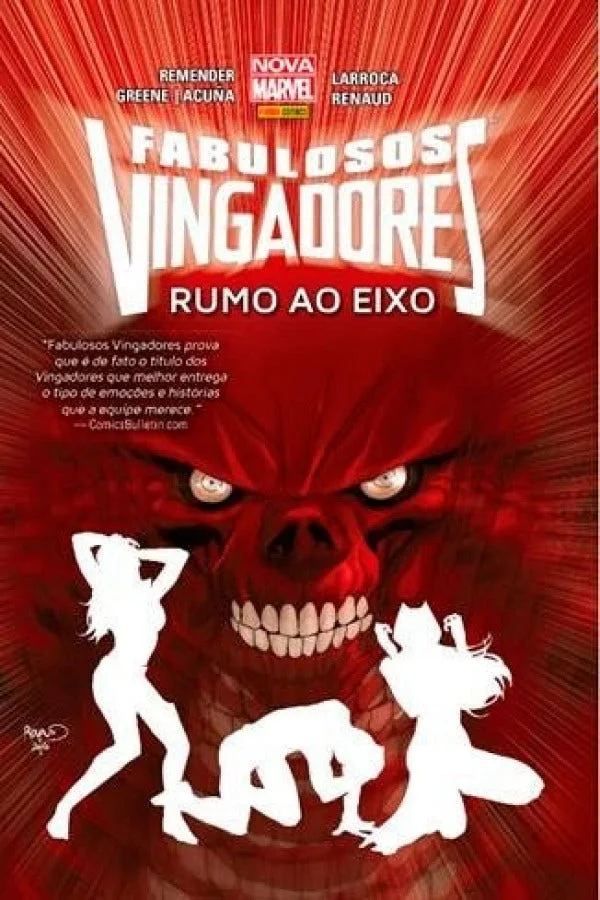 Capa de Fabulosos Vingadores: Rumo Ao Eixo