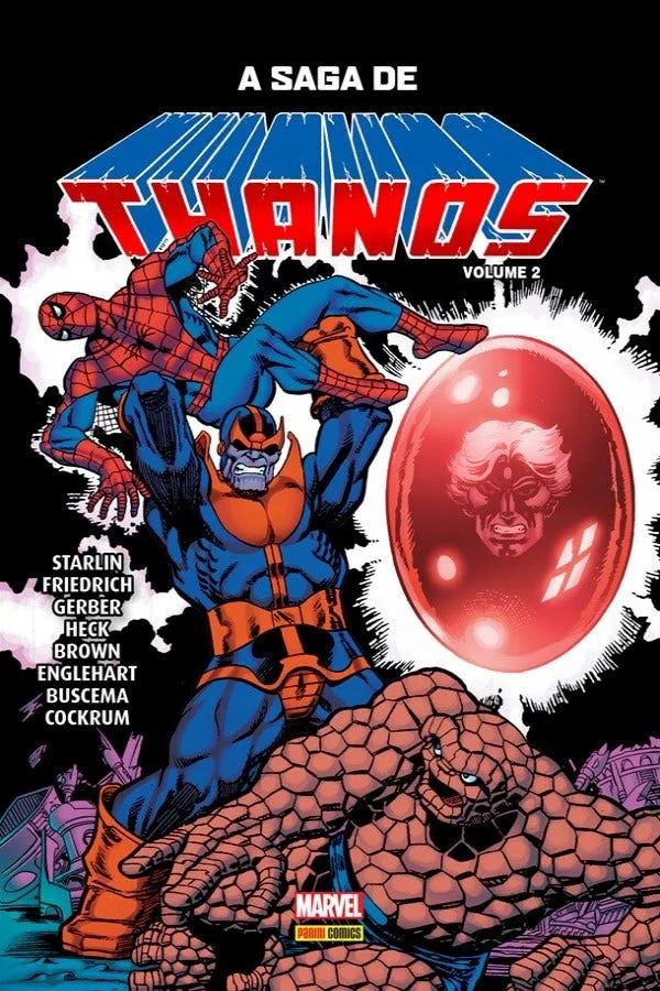 Capa de A Saga De Thanos Vol. 2