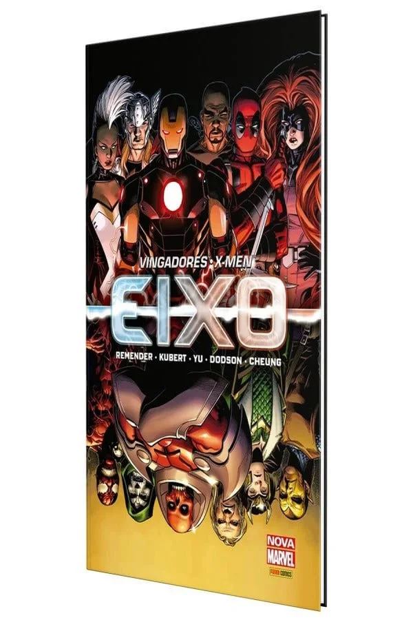 Capa de Vingadores E X-Men: Eixo