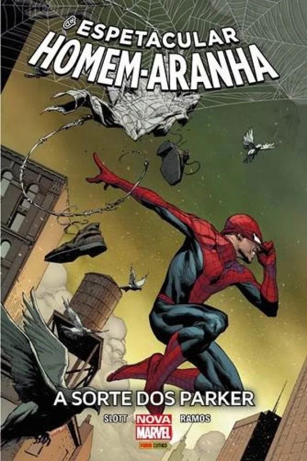 Capa de O Espetacular Homem-Aranha Vol. 1: A Sorte Dos Parker