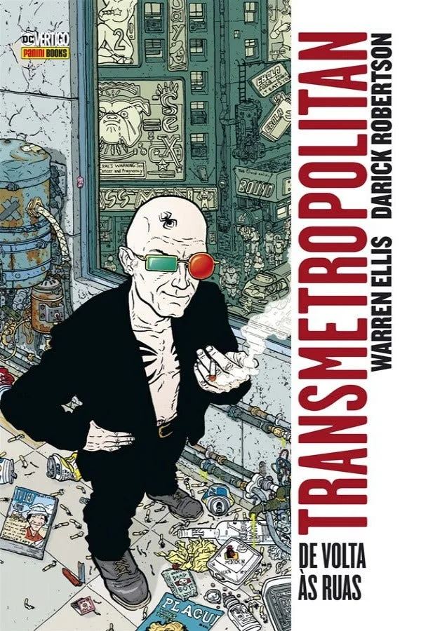 Capa de Transmetropolitan Vol. 1