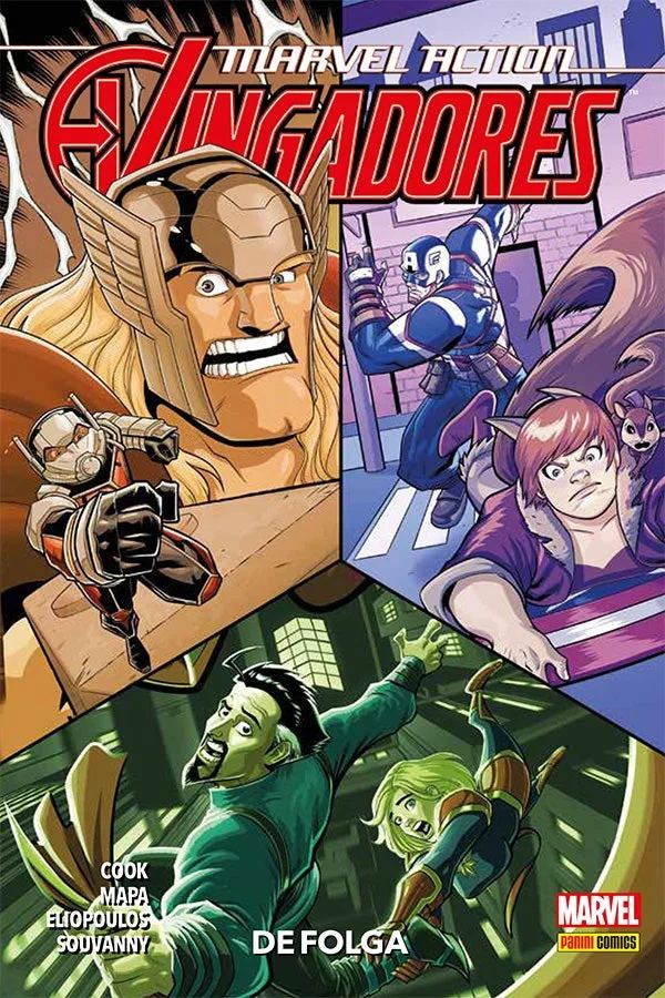 Capa de Marvel Action: Vingadores Vol. 3