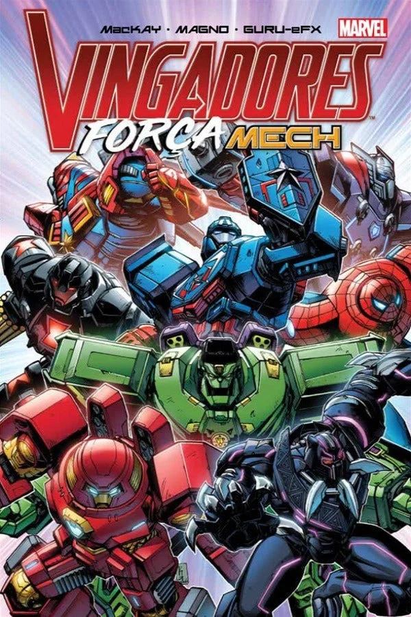 Capa de Vingadores: Força Mech