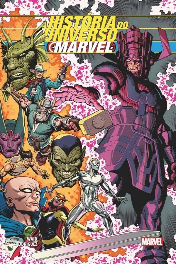 Capa de A História Do Universo Marvel