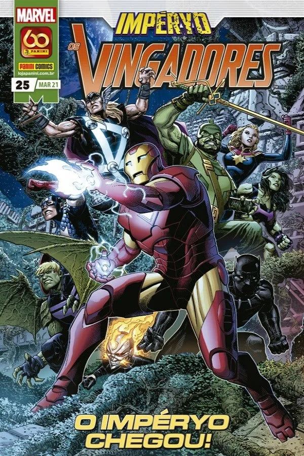 Capa de Os Vingadores (2019) Vol. 25