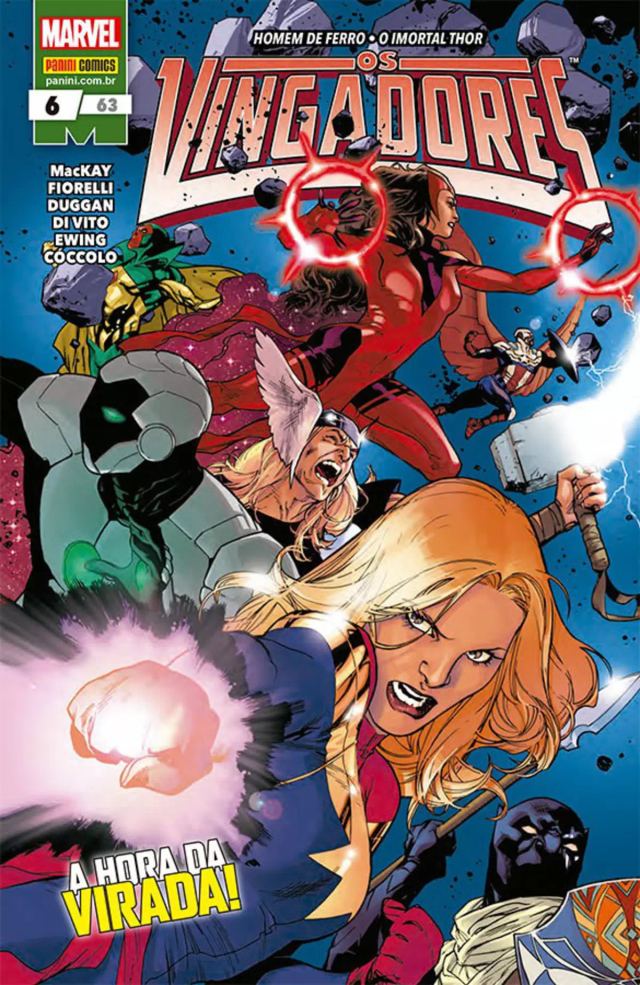 Capa de Os Vingadores 06/63