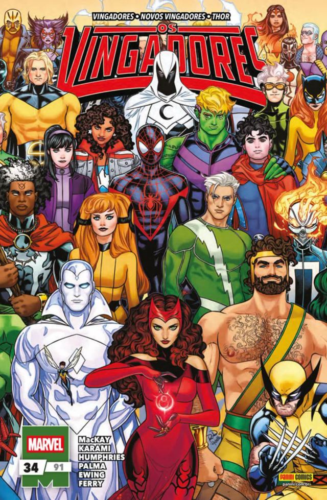 Capa de Os Vingadores 34/91