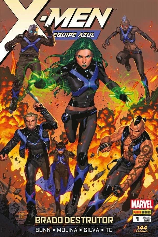 Capa de X-Men: Equipe Azul Vol. 1