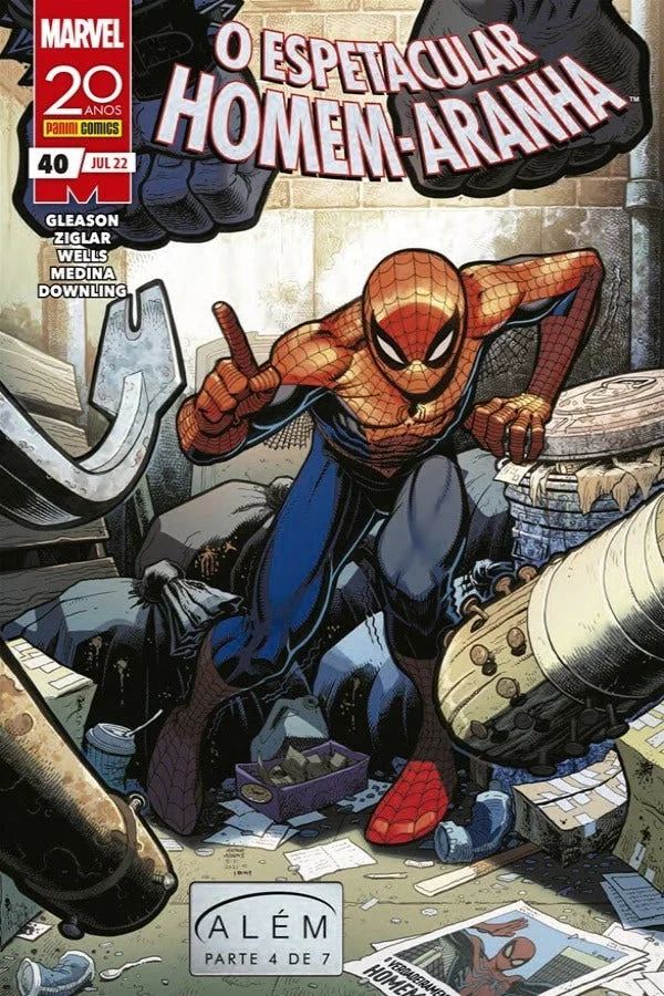 Capa de O Espetacular Homem-Aranha Vol. 40