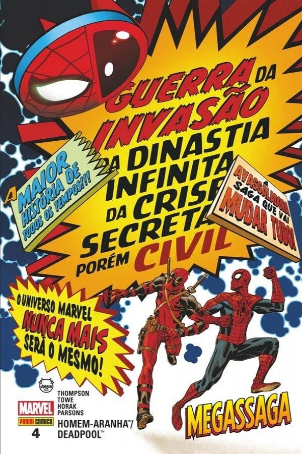 Capa de Homem-Aranha / Deadpool Vol. 4