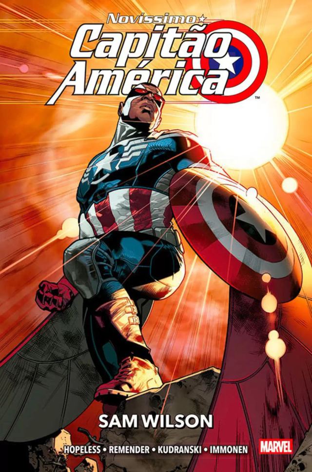 Capa de Novíssimo Capitão América: Sam Wilson