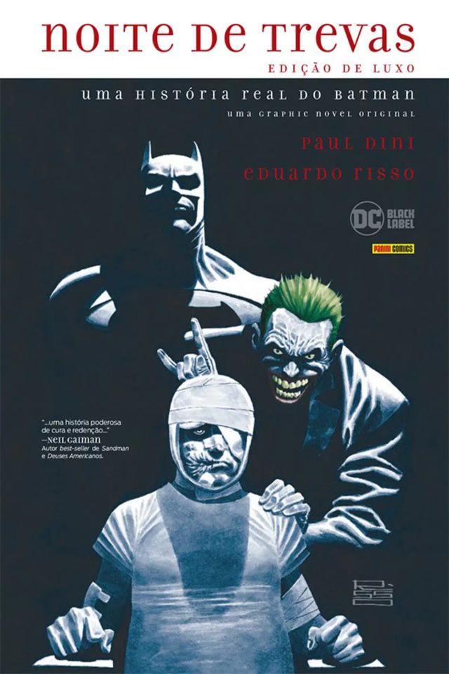 Capa de Noite De Trevas: Uma História Real Do Batman - Edição De Luxo