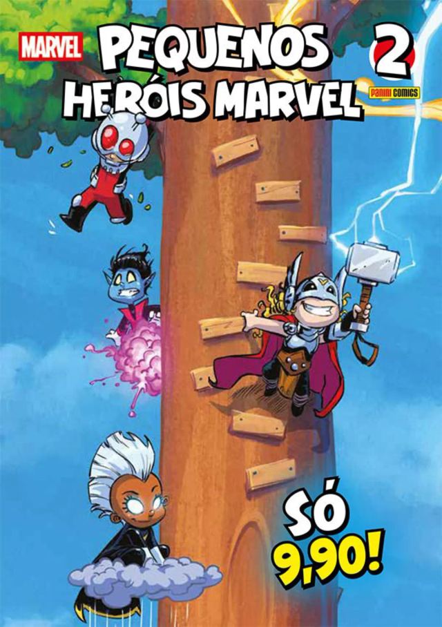 Capa de Pequenos Heróis Marvel 02