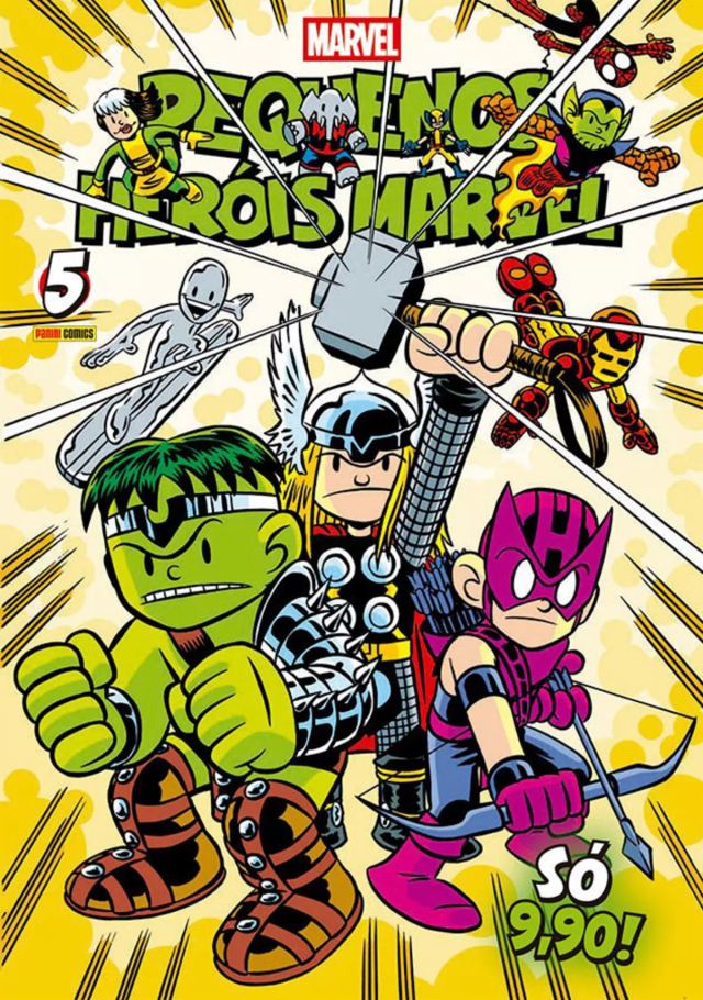 Capa de Pequenos Heróis Marvel 05