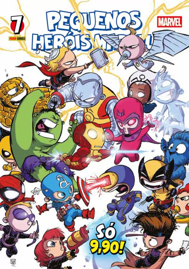 Capa de Pequenos Heróis Marvel 07