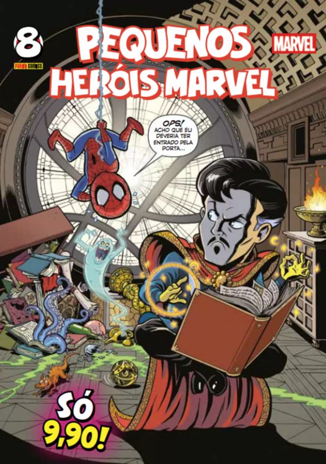 Capa de Pequenos Heróis Marvel 08