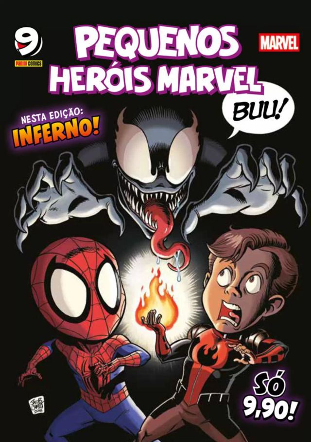 Capa de Pequenos Heróis Marvel 09