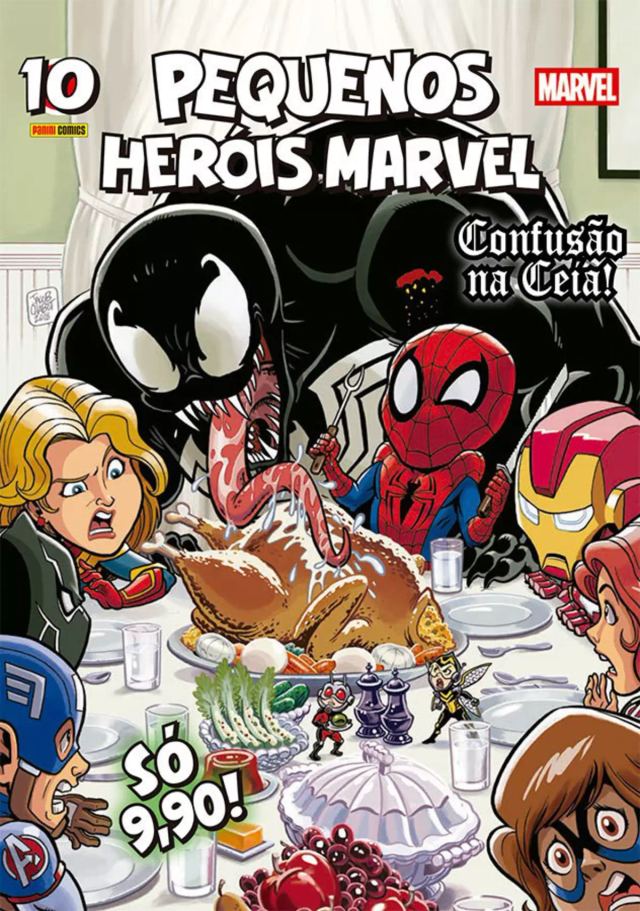 Capa de Pequenos Heróis Marvel 10