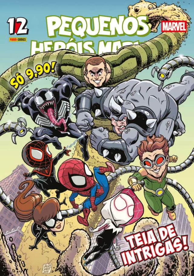 Capa de Pequenos Heróis Marvel 12