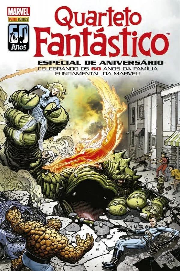 Capa de Quarteto Fantástico: 60 Anos