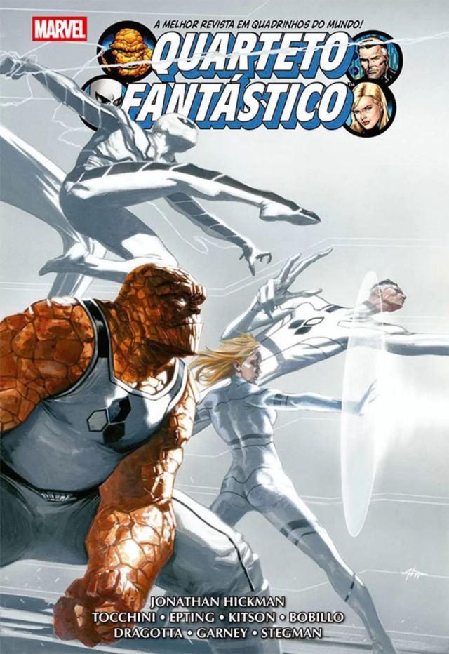 Capa de Quarteto Fantástico Por Jonathan Hickman Vol. 02 (Omnibus)