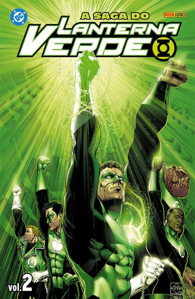 Capa de A Saga Do Lanterna Verde 02