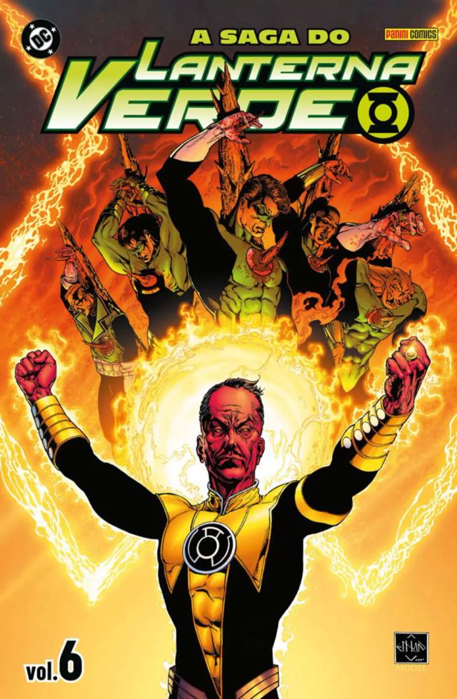 Capa de A Saga Do Lanterna Verde 06