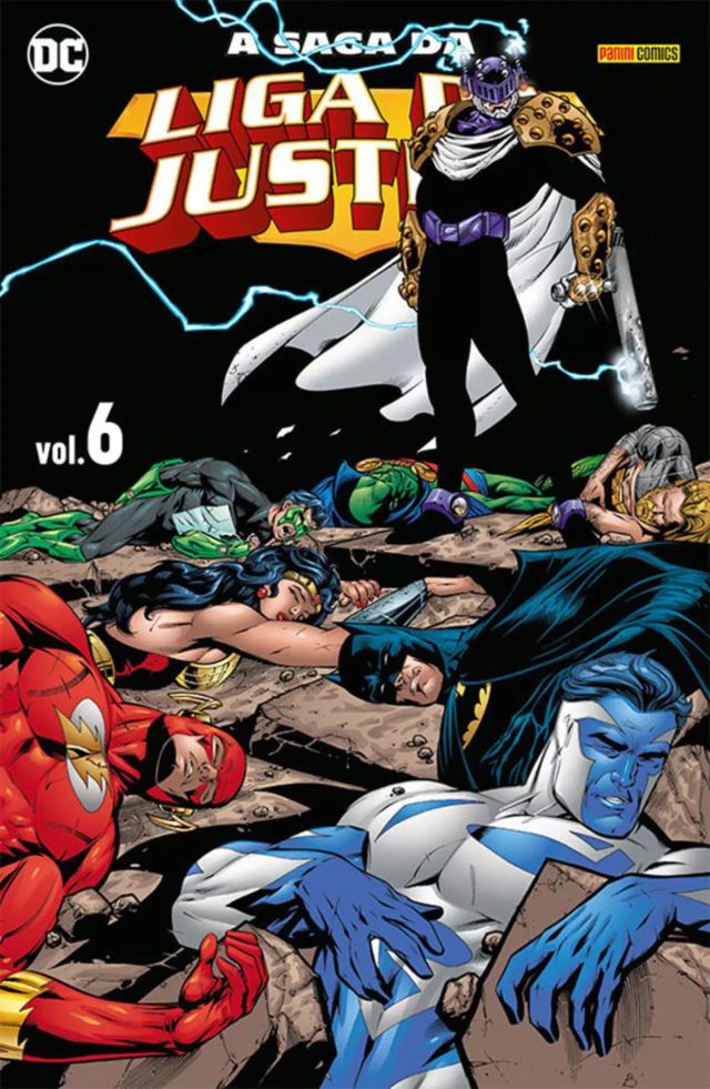 Capa de A Saga Da Liga Da Justiça Vol. 6