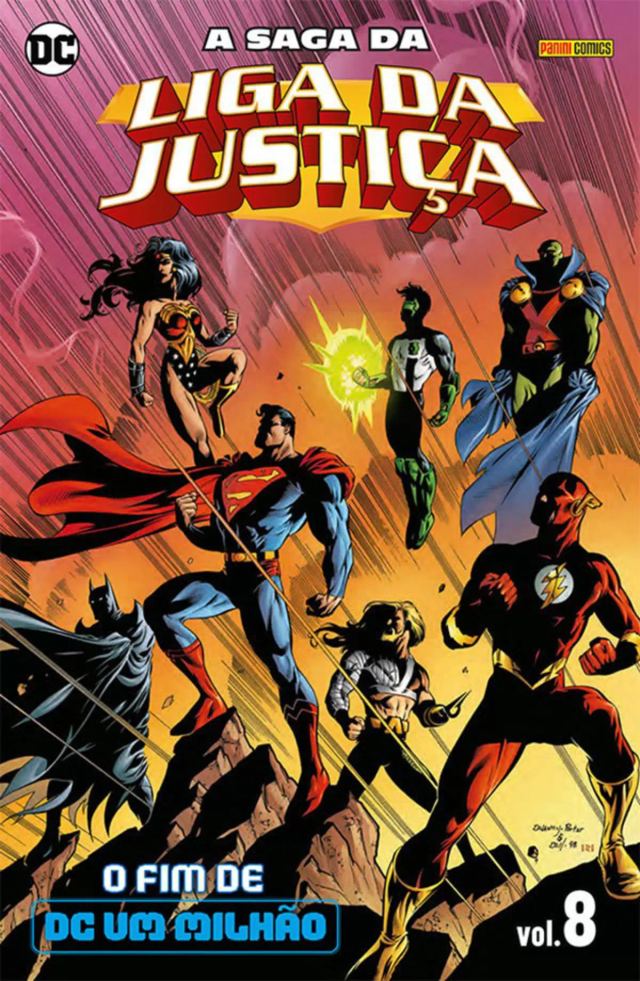 Capa de A Saga Da Liga Da Justiça Vol. 8
