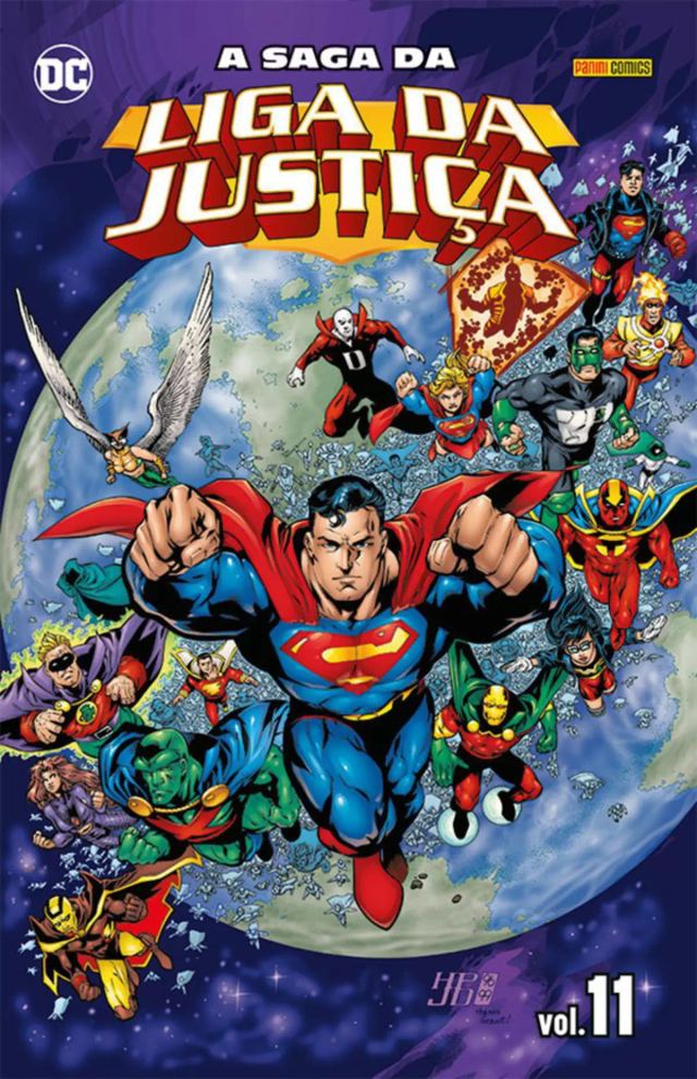 Capa de A Saga Da Liga Da Justiça Vol. 11