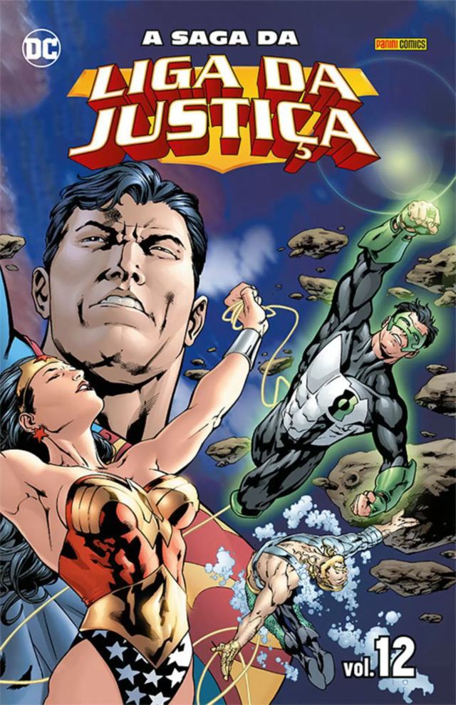 Capa de A Saga Da Liga Da Justiça Vol. 12
