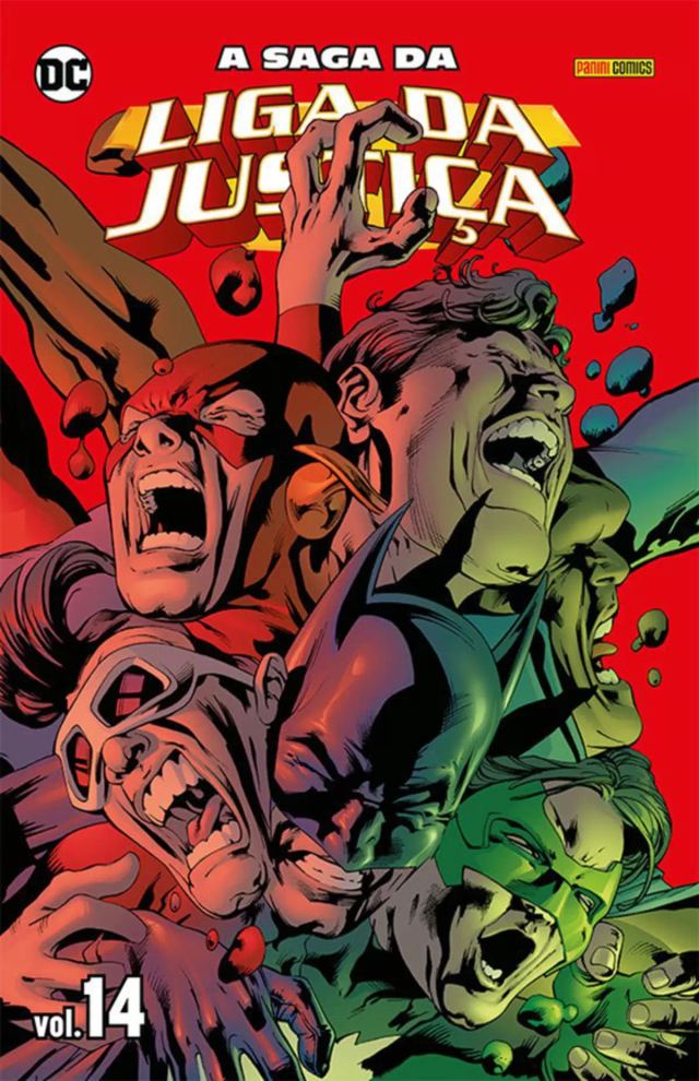 Capa de A Saga Da Liga Da Justiça Vol. 14