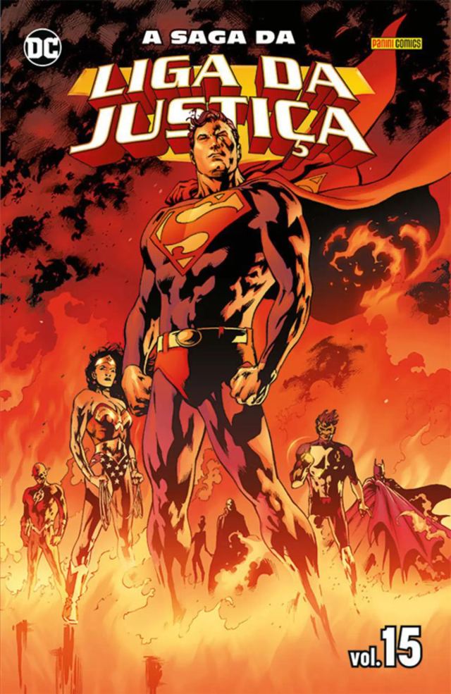 Capa de A Saga Da Liga Da Justiça Vol. 15